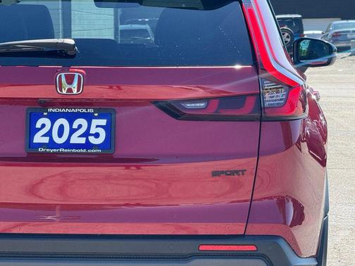 Radiant Red Metallic 2025 Honda CR-V Hybrid Sport FWD