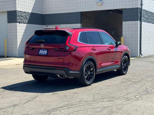 Radiant Red Metallic 2025 Honda CR-V Hybrid Sport FWD