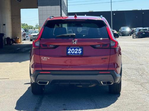 Radiant Red Metallic 2025 Honda CR-V Hybrid Sport FWD