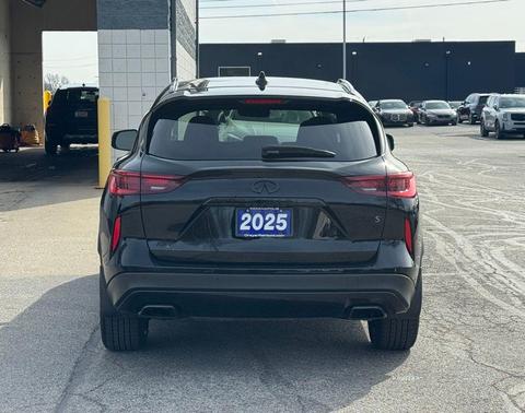 Black Obsidian 2025 INFINITI QX50 SPORT