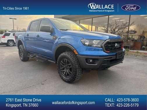 Blue Metallic 2021 Ford Ranger XLT