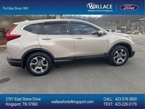 Tan 2017 Honda CR-V EX
