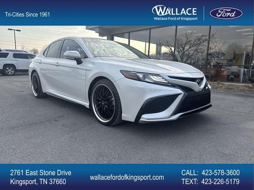 White 2021 Toyota Camry XSE