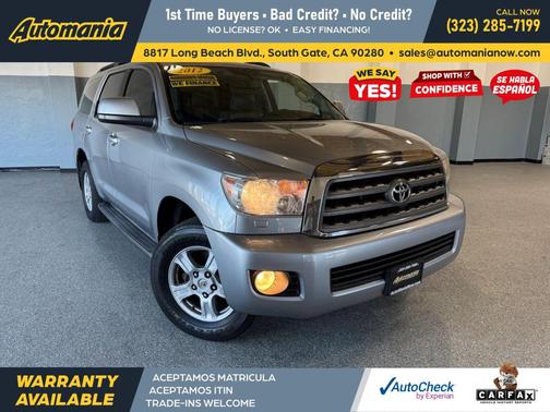 Magnetic Gray Metallic 2012 Toyota Sequoia SR5