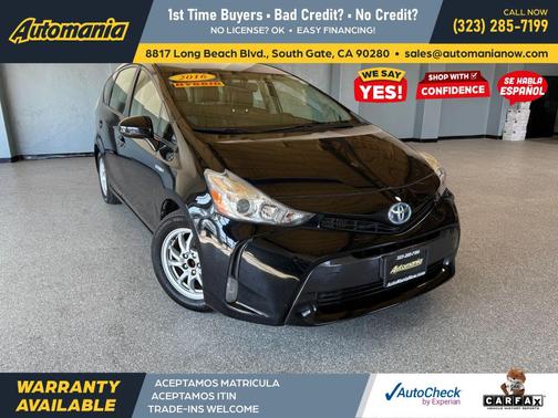 Midnight Black Metallic 2016 Toyota Prius v Four