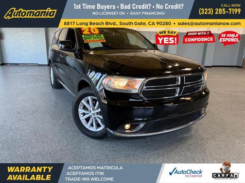 2020 Dodge Durango SXT RWD