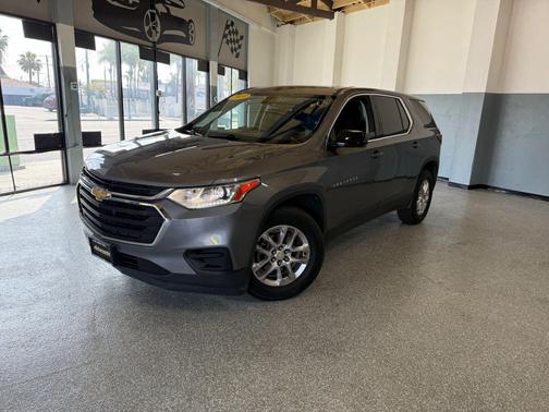 Satin Steel Metallic 2019 Chevrolet Traverse LS