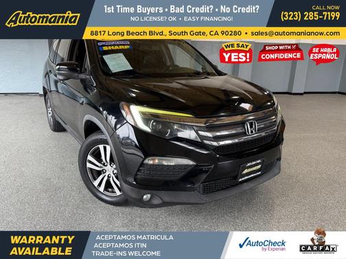 Crystal Black Pearl 2016 Honda Pilot EX-L