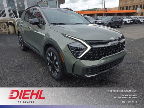 Jungle Green 2024 Kia Sportage X-Line