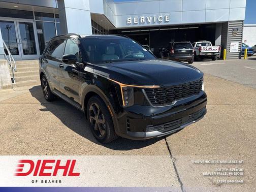 Aurora Black Pearl 2026 Kia Sorento Hybrid SX Prestige