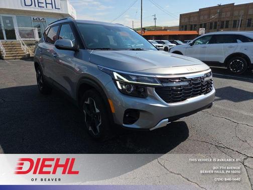 Steel Gray 2024 Kia Seltos EX