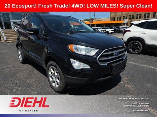 Shadow Black 2020 Ford EcoSport SE