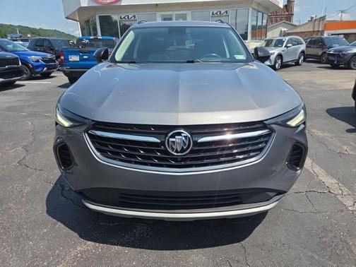 Satin Steel Metallic 2021 Buick Envision AWD Essence