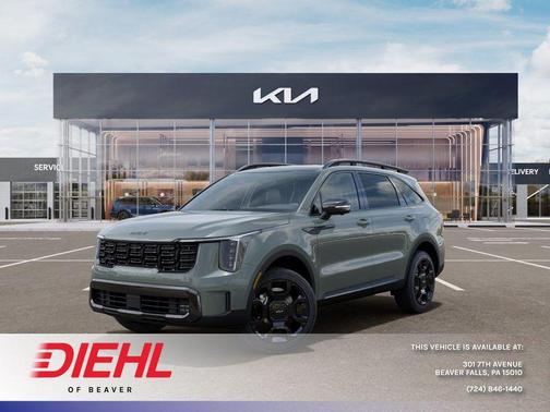 Cityscape Green 2026 Kia Sorento Hybrid SX Prestige