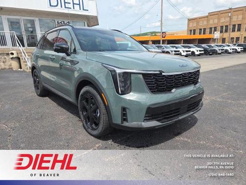 Cityscape Green 2026 Kia Sorento Hybrid SX Prestige