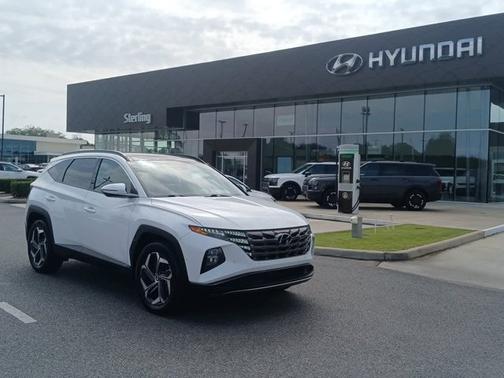 White 2024 Hyundai TUCSON Hybrid Limited