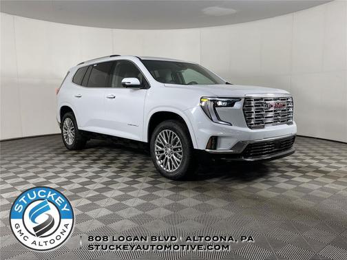 Glacier White Tricoat 2026 GMC Acadia Denali