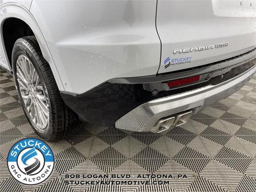 Glacier White Tricoat 2026 GMC Acadia Denali