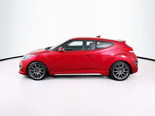 Boston Red Metallic 2017 Hyundai Veloster Turbo
