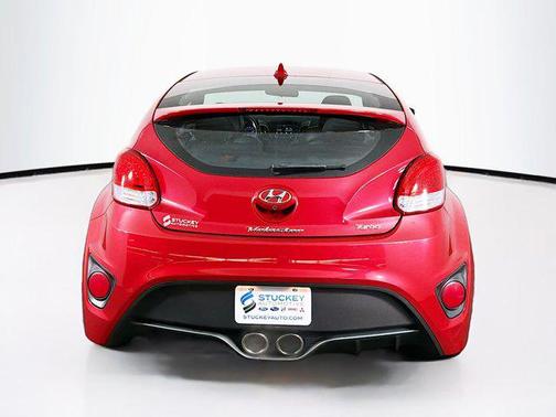 Boston Red Metallic 2017 Hyundai Veloster Turbo