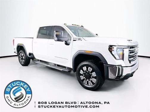 Summit White 2025 GMC Sierra 2500 SLE