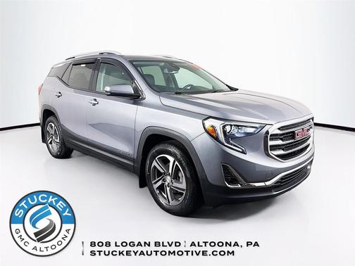 Satin Steel Metallic 2021 GMC Terrain SLT