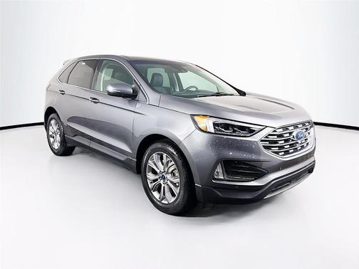 Carbonized Gray Metallic 2022 Ford Edge Titanium