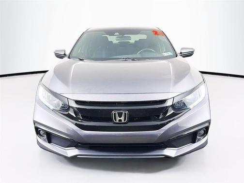 Modern Steel Metallic 2021 Honda Civic Sport