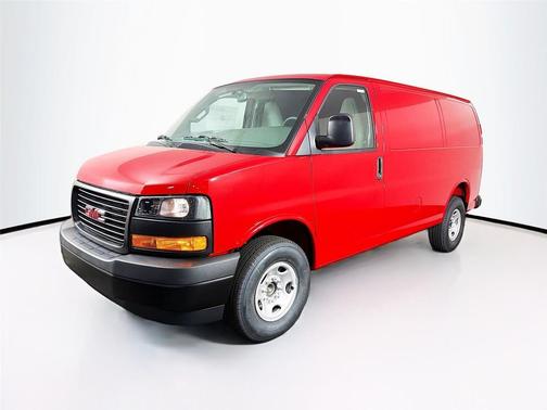 Cardinal Red 2026 GMC Savana 2500 Work Van