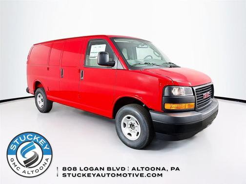 Cardinal Red 2026 GMC Savana 2500 Work Van
