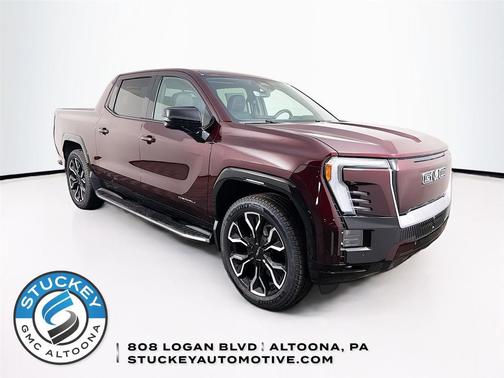 Dark Ember Tintcoat 2025 GMC Sierra EV Max Range Denali