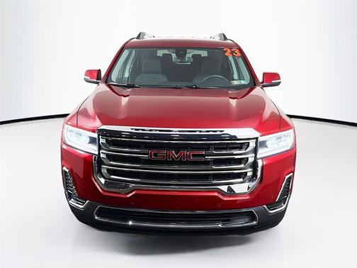 Volcanic Red Tintcoat 2023 GMC Acadia AWD SLE