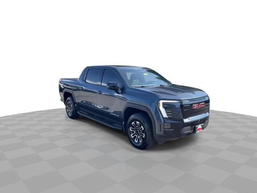 Blue 2026 GMC Sierra EV Extended Range Elevation