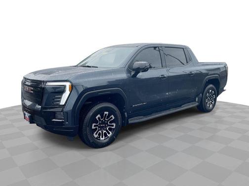 Blue 2026 GMC Sierra EV Extended Range Elevation