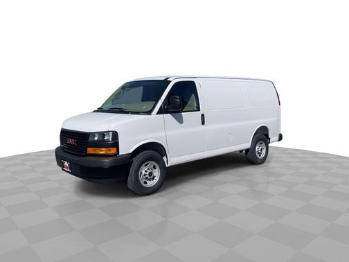 White 2026 GMC Savana 3500 3500 Regular Wheelbase, Work Van, RWD