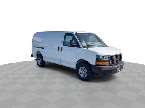 White 2026 GMC Savana 3500 3500 Regular Wheelbase, Work Van, RWD
