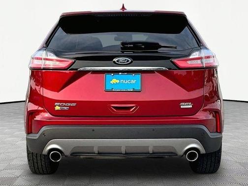 Red 2019 Ford Edge SEL