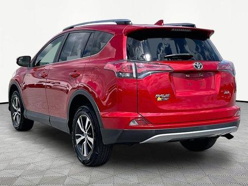 Red 2017 Toyota RAV4 XLE