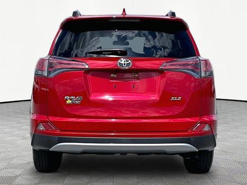 Red 2017 Toyota RAV4 XLE
