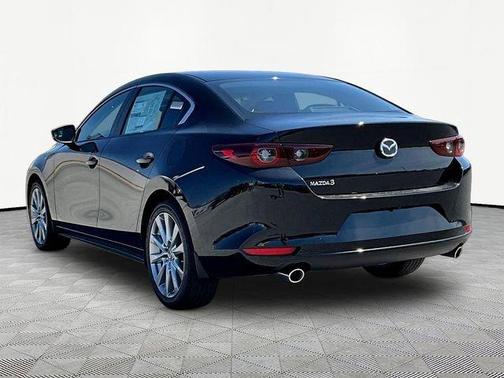 Jet Black Mica 2026 Mazda Mazda3 FWD w/Preferred Package