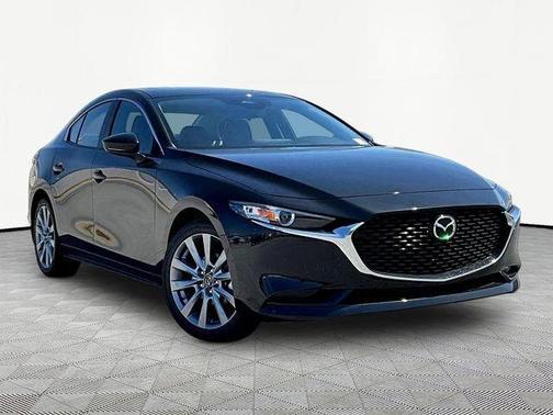 Jet Black Mica 2026 Mazda Mazda3 FWD w/Preferred Package