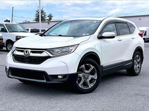 White 2018 Honda CR-V EX-L
