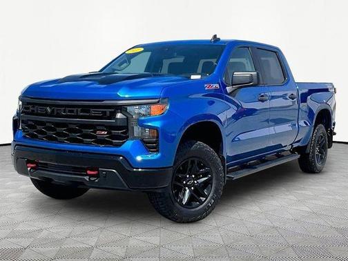 Blue 2022 Chevrolet Silverado 1500 Custom Trail Boss