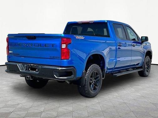 Blue 2022 Chevrolet Silverado 1500 Custom Trail Boss