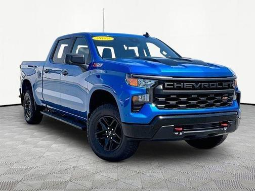 Blue 2022 Chevrolet Silverado 1500 Custom Trail Boss