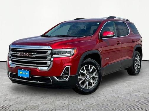 Red 2023 GMC Acadia SLE