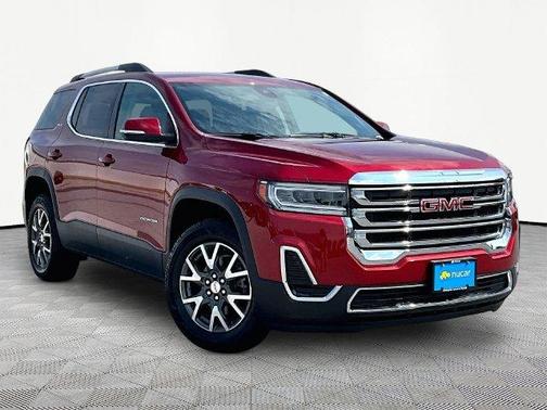Red 2023 GMC Acadia SLE
