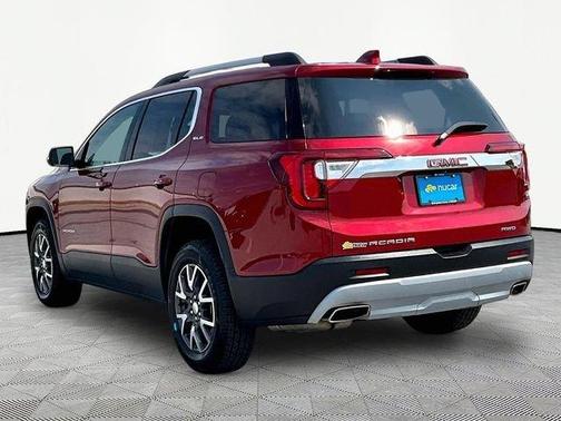Red 2023 GMC Acadia SLE