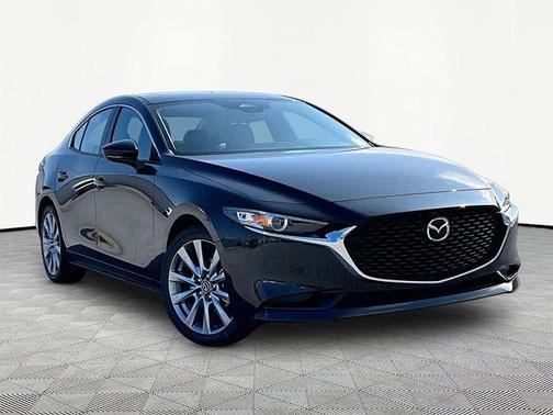 Jet Black Mica 2026 Mazda Mazda3 FWD w/Preferred Package