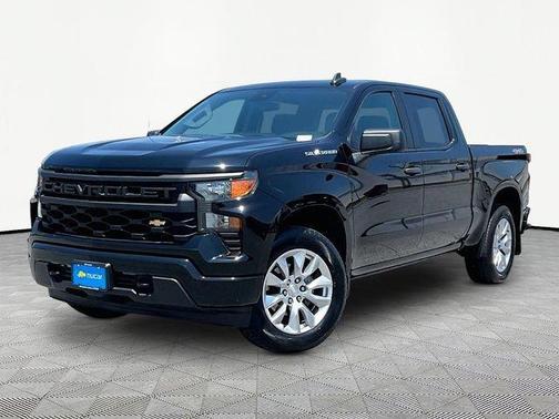 Black 2023 Chevrolet Silverado 1500 Custom